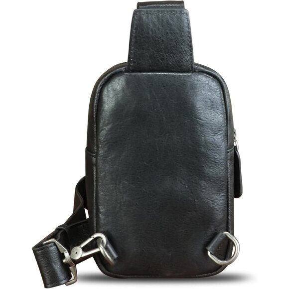 Leather Crossbody Bag Women Small Daily Use Handbag Compact Vintage - Picture 3 of 7